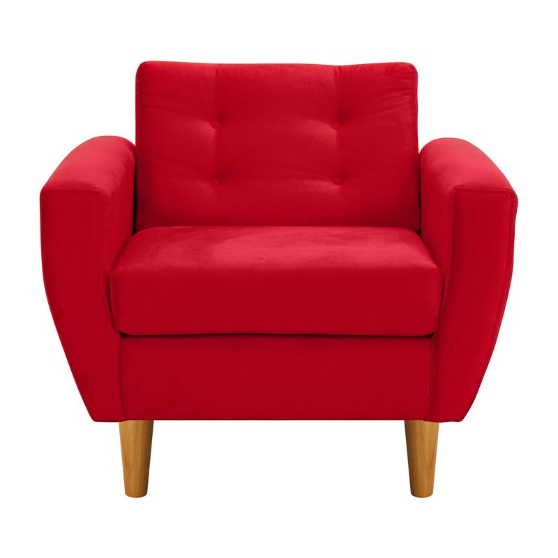 BODEVIR - Sofa Bote 1C Felpa 04 Rojo