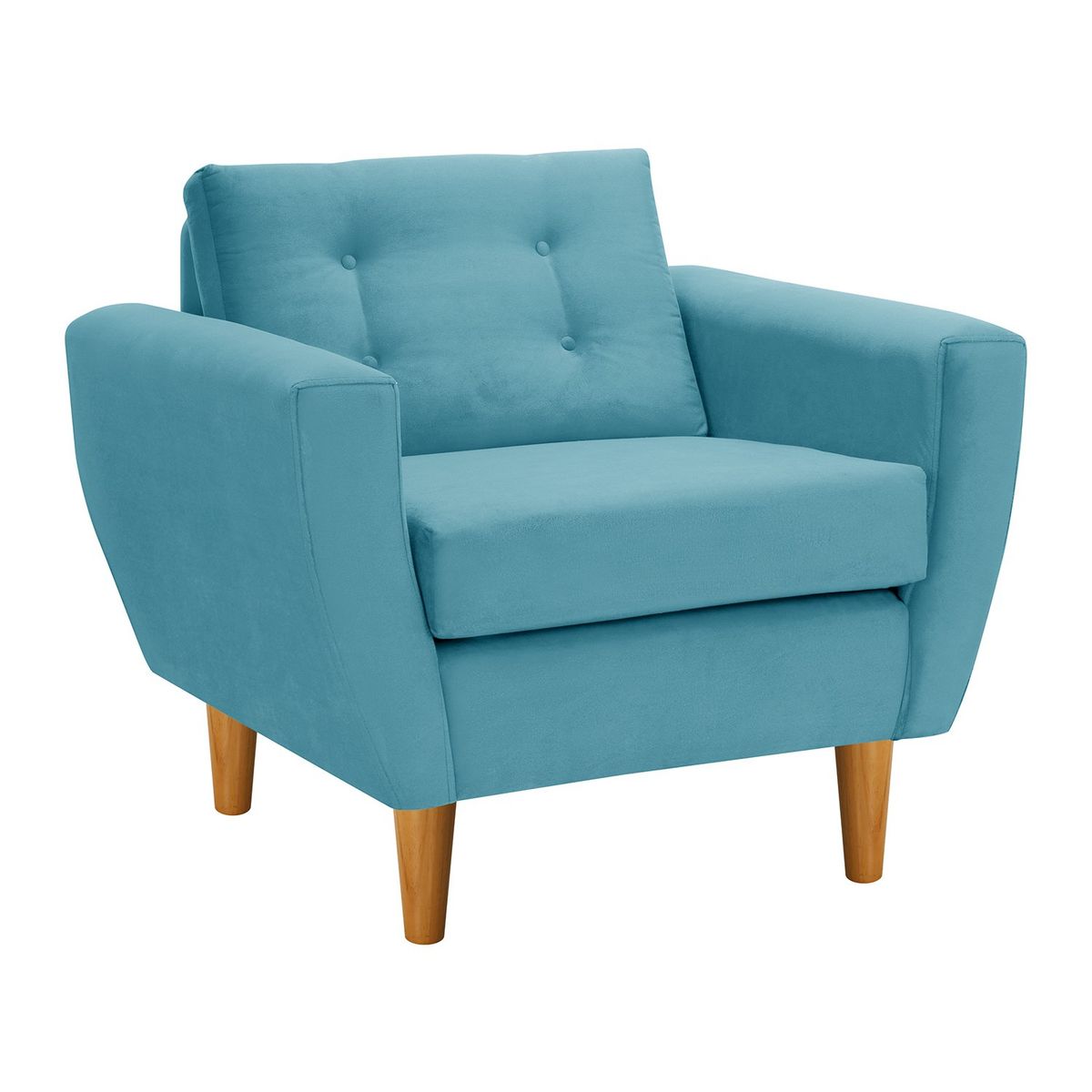 BODEVIR - Sofa Bote 1C Felpa 04 Turquesa