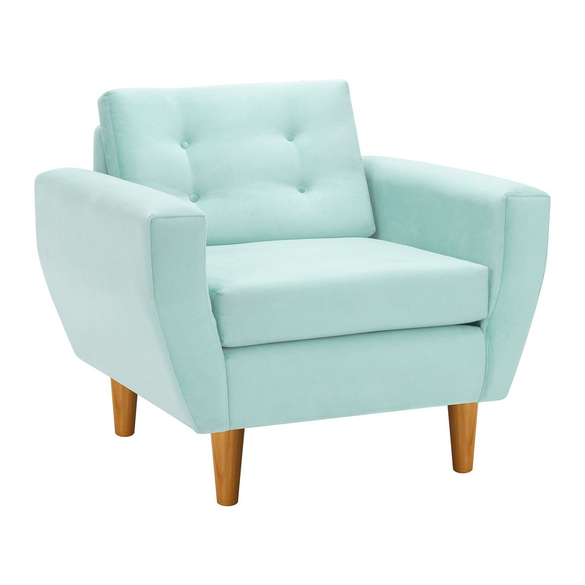 BODEVIR - Sofa Bote 1C Felpa 04 Verde Agua