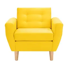 BODEVIR - Sofa Bote 1C Felpa 05 Amarillo