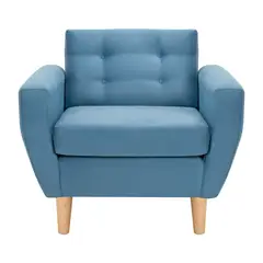 BODEVIR - Sofa Bote 1C Felpa 05 Azul Petroleo