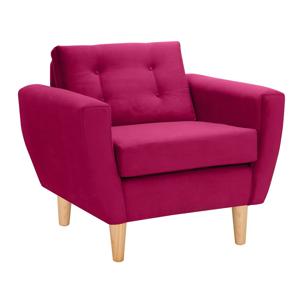 BODEVIR - Sofa Bote 1C Felpa 05 Burdeo