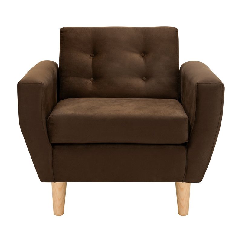 BODEVIR - Sofa Bote 1C Felpa 05 Chocolate