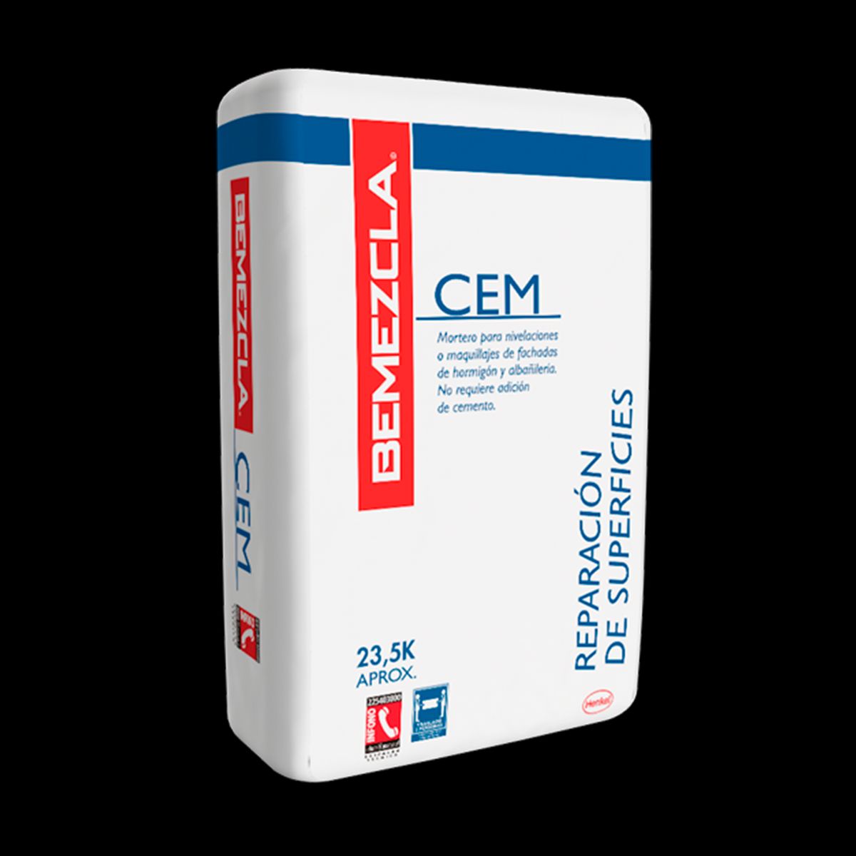 HENKEL - BEMEZCLA CEM GRIS- Mortero de reparacion 235 Kg