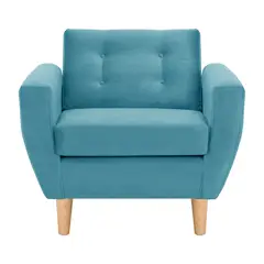 BODEVIR - Sofa Bote 1C Felpa 05 Turquesa