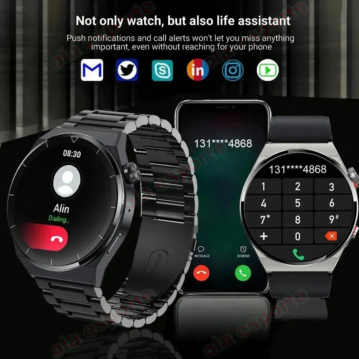 LENOVO - Smartwatch GT-H-B reloj inteligente Y Audifonos Lenovo LP40 Pro-Negro