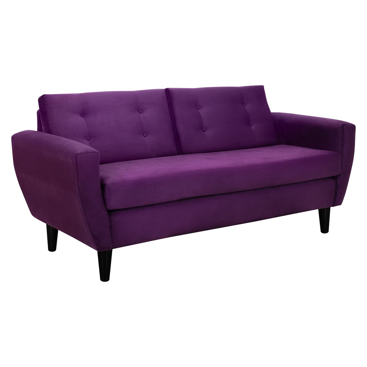 BODEVIR - Sofa Bote 3C Felpa 00 Morado