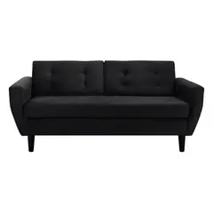 BODEVIR - Sofa Bote 3C Felpa 00 Negro