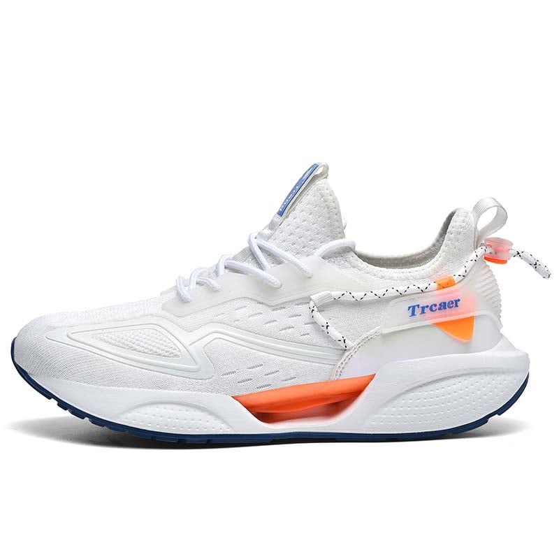 SHANDIAN - Zapatillas Running Hombre Blanco