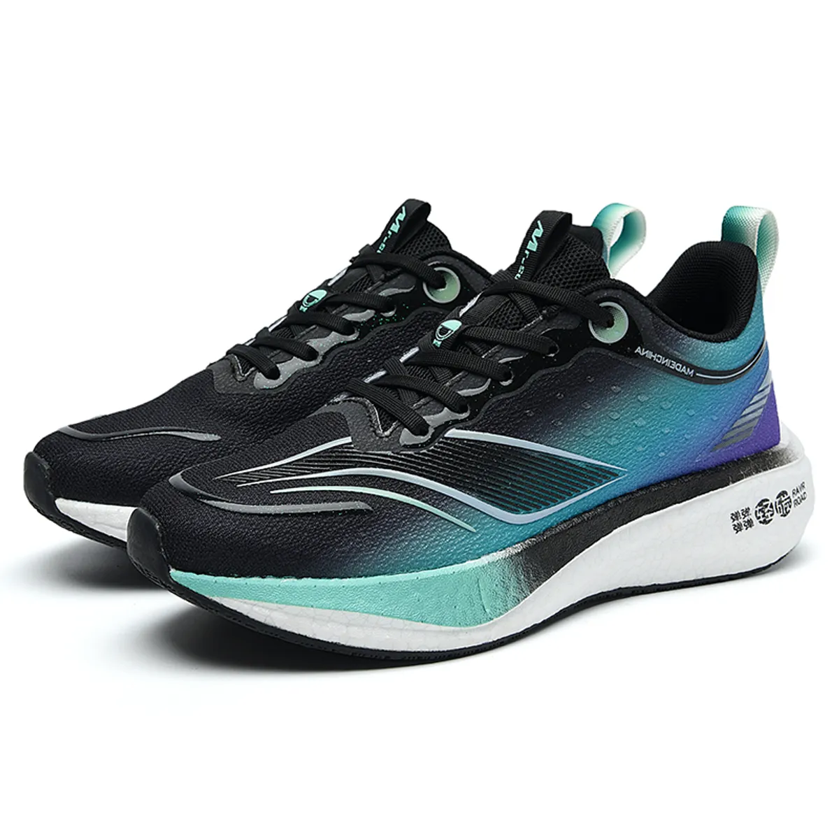 SHANDIAN - Zapatillas Running Mujer Azul