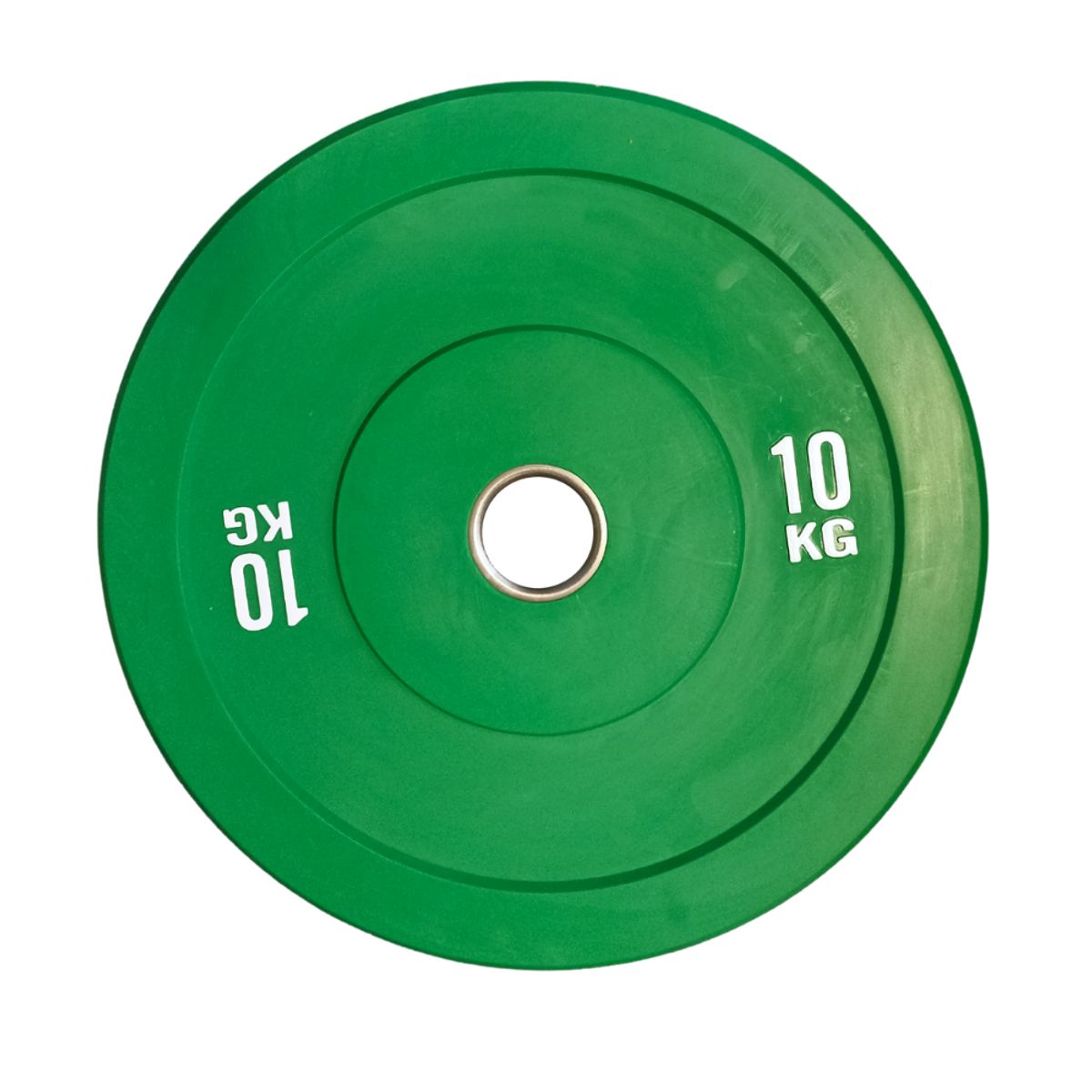 GENERICO - Par Discos Bumper 10 Kg Olímpicos Profesional