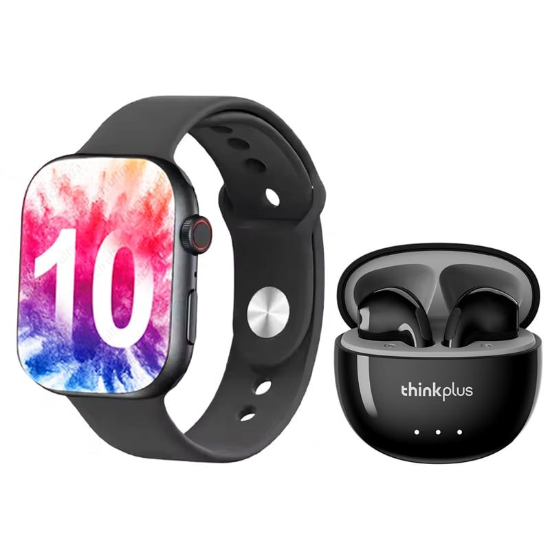 LENOVO - Lenovo LP2 PRO N Audífonos Bluetooth y S10 reloj inteligente B