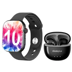 LENOVO - LP2 PRO N Audífonos Bluetooth y S10 reloj inteligente B