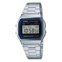 Reloj A158wa-1df Unisex Digital Metal - Plateado