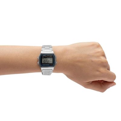 Imagen 2 del producto Reloj A158wa-1df Unisex Digital Metal - Plateado