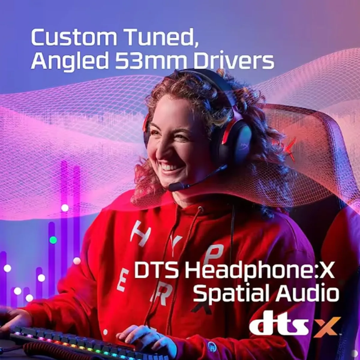 HYPERX - Audífonos Gamer Hyperx Cloud 3 ANC Negro