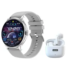 LENOVO - Toumi Watch GT-H9-W Amoled y LP40 Pro-Blanco De Audífonos tws