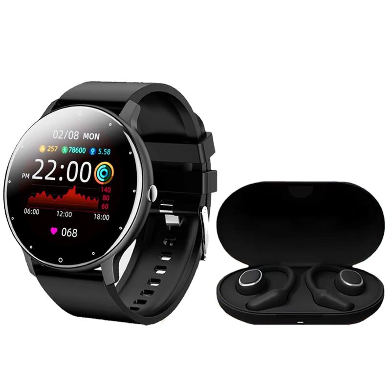 MOTOROLA - Audífonos Motorola Moto Buds E20-N y Toumi Fit 2-B Reloj inteligente