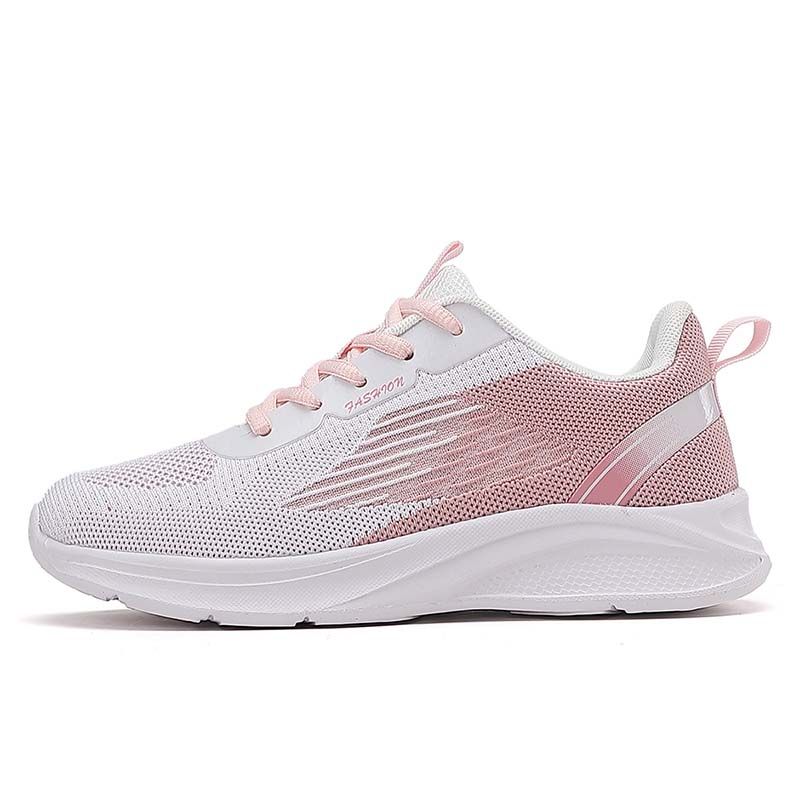 SHANDIAN - Zapatillas Running Mujer Rosa