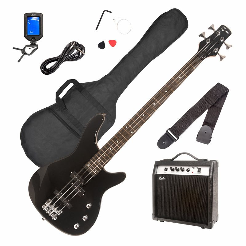 EPIC - Pack Bajo Electrico Epic 43 Pulgadas con Amplificador 15W