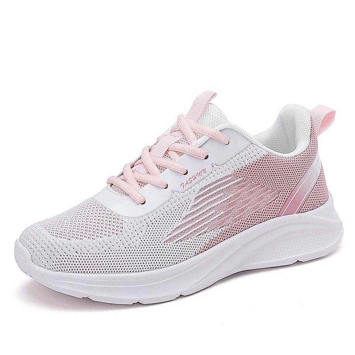 SHANDIAN - Zapatillas Running Mujer Rosa