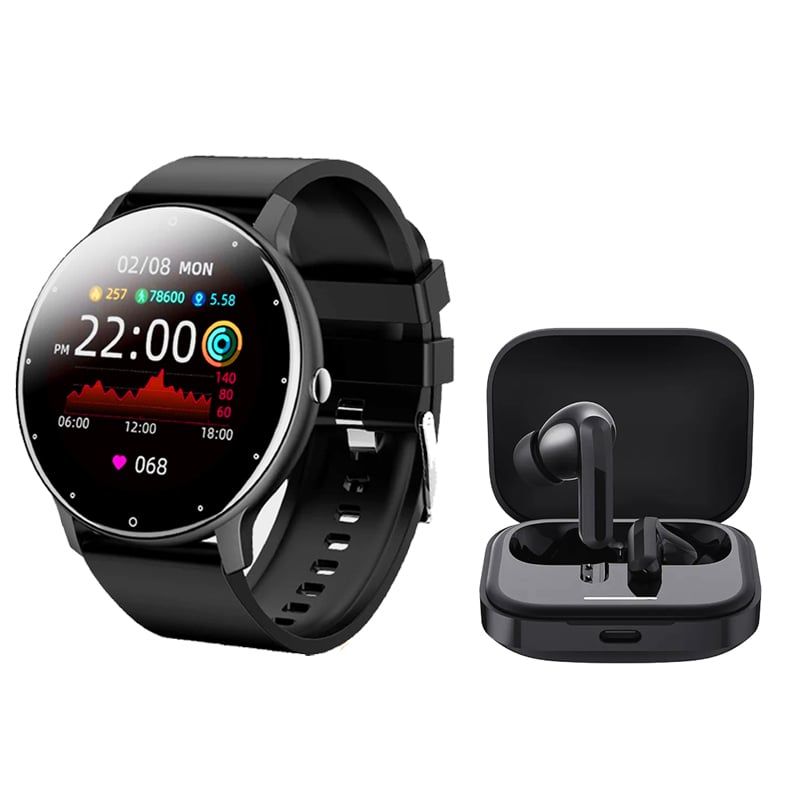 XIAOMI - Auriculares bluetooth Xiaomi buds 5-Negro y Zl02 reloj inteligente