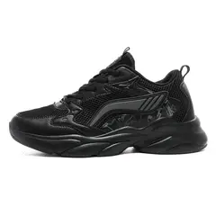 SHANDIAN - Zapatillas Running Plataforma Hombre Negro