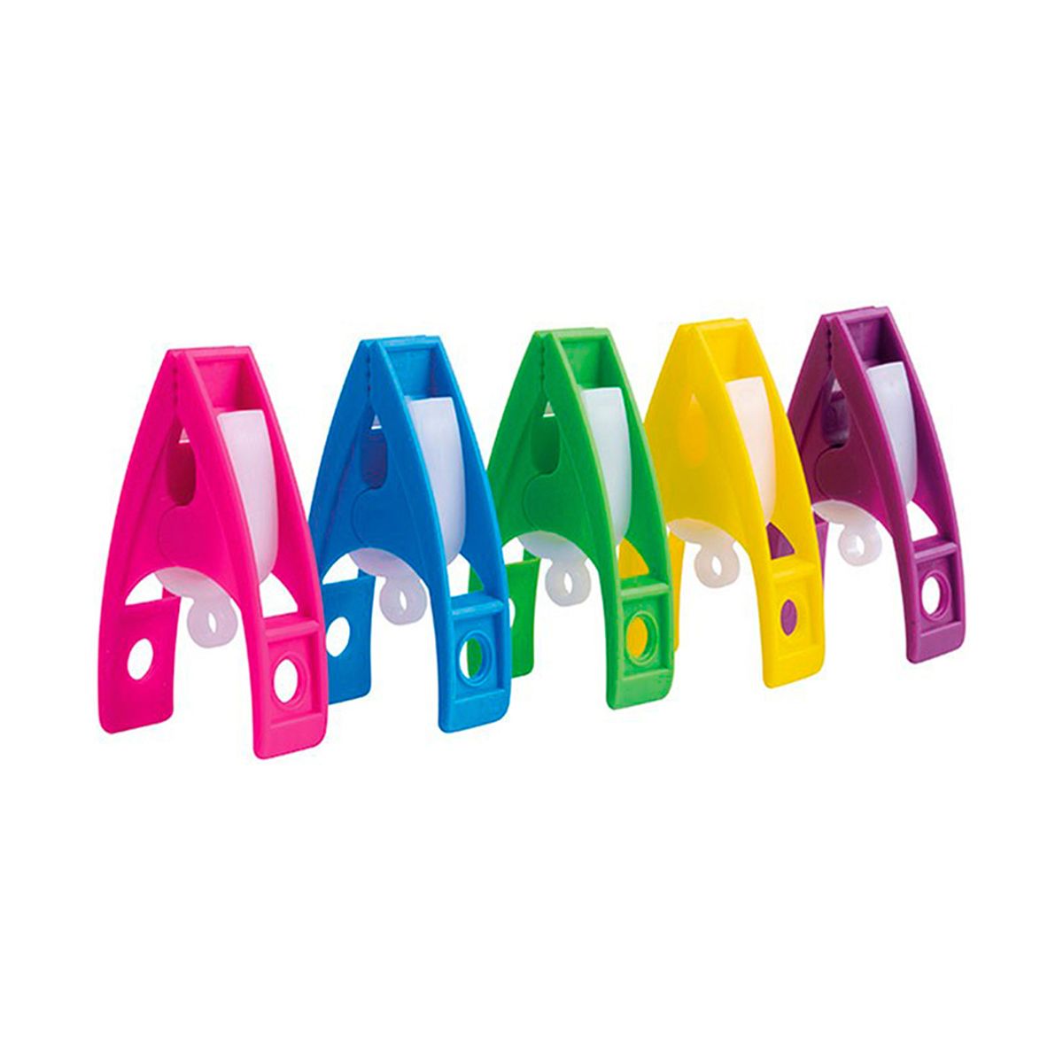 DACTIC - Set Pinzas Tipo Perro Plastico Para Juego 6cm Dactic 30 Uds