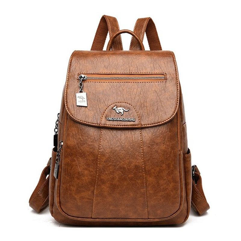 PUREPOWER - Mochilas De Cuero De Alta Calidad Para Mujer