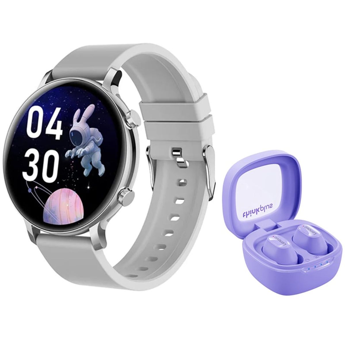 LENOVO - Lenovo XT62 De Audífonos-Morado y Toumi Fit 3 Pro-W Reloj inteligente