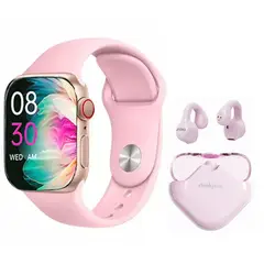 LENOVO - Audífonos XT61-Rosa y Toumi S9 PRO-P Watch Reloj inteligente