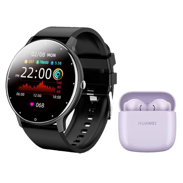 Freebuds se 2 Audífonos y Toumi Fit 2-B Reloj inteligente