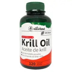 GENERICO - Krill Oil Aceite de Krill Alto en EPADHA Naturland 120 Cápsulas Blanda