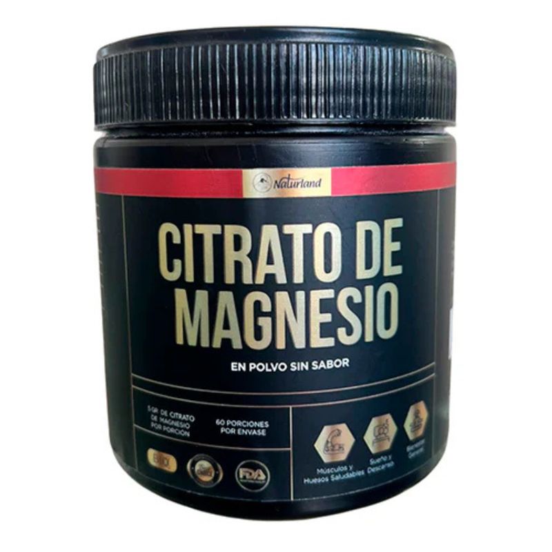 GENERICO - Citrato De Magnesio En Polvo 300 Gramos Naturland