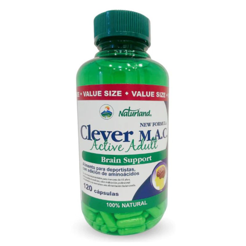 GENERICO - Clever MAC Adult Active 120 Cápsulas Value Size Naturland