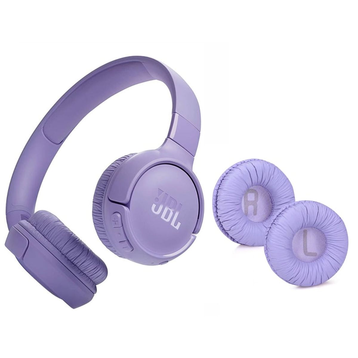 JBL - JBL Audífono Inalámbrico Tune 520BT-Morado Y Algodón insonorizado
