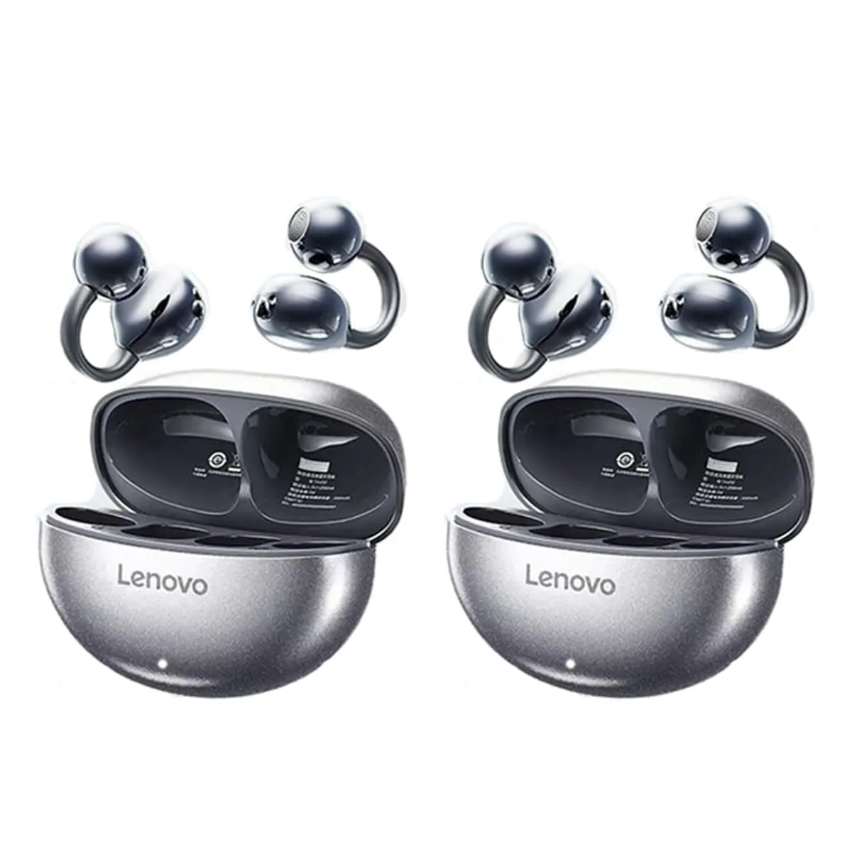 LENOVO - Set 2 De Audífonos Lenovo TA140  Tws Auriculares Bluetooth 54-Negro