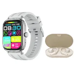 MOTOROLA - Moto Buds E20-Blanco Audífonos tws y Toumi Watch GT-M-w