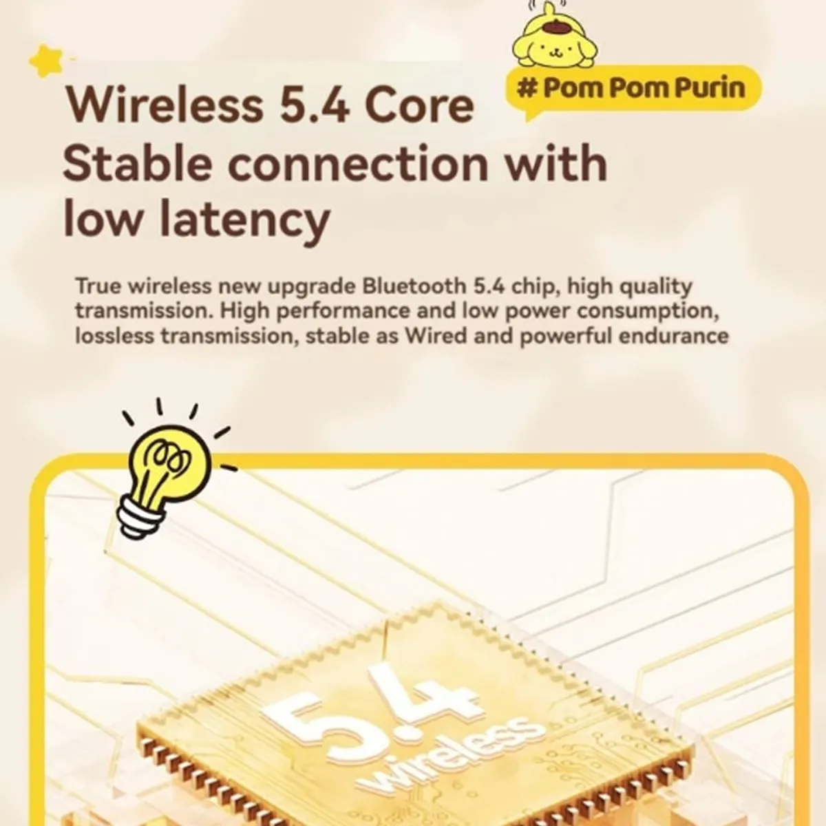 BRO TOUMI - Audífonos Melody De Tws Auriculares Bluetooth 54-Rose