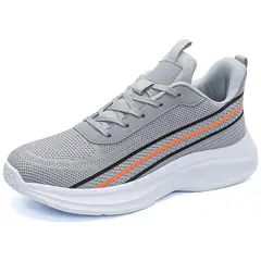 SHANDIAN - Zapatillas Running Hombre Gris
