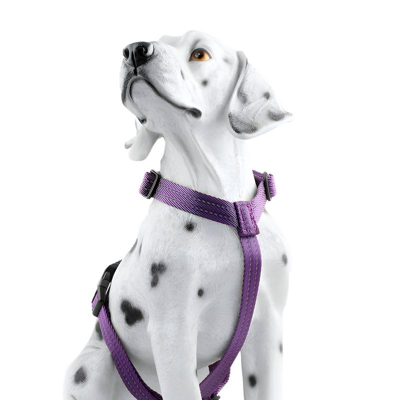 GENERICO - Arnés Perros Ajustable Tipo H Morado Mascotas Talla S