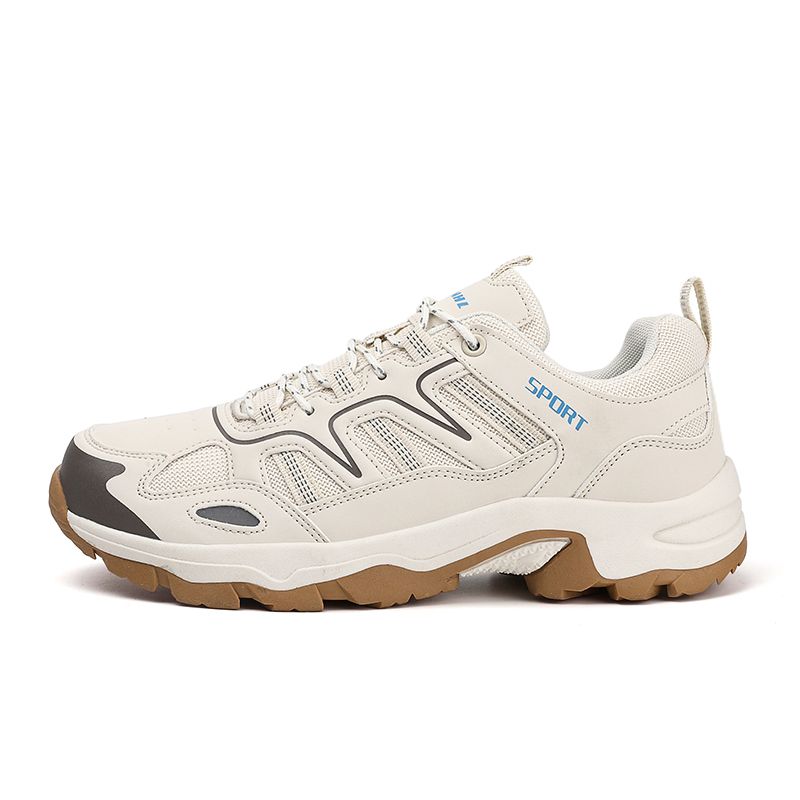 SHANDIAN - Zapatillas Outdoor Deportivos Hombre Beige