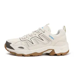 SHANDIAN - Zapatillas Outdoor Deportivos Hombre Beige