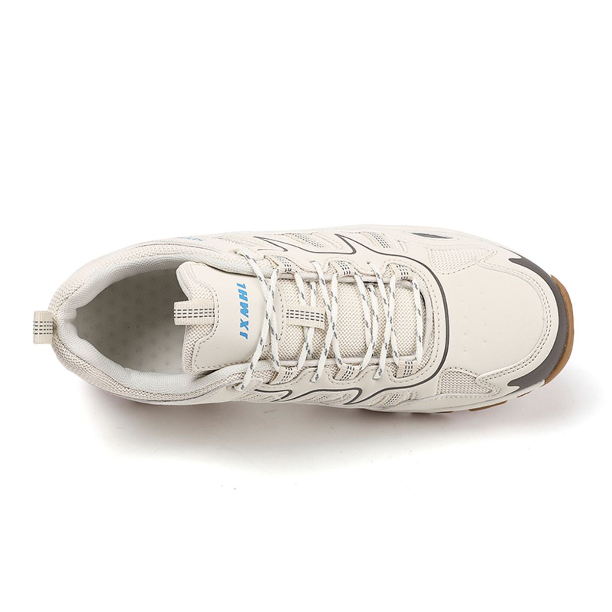 SHANDIAN - Zapatillas Outdoor Deportivos Hombre Beige