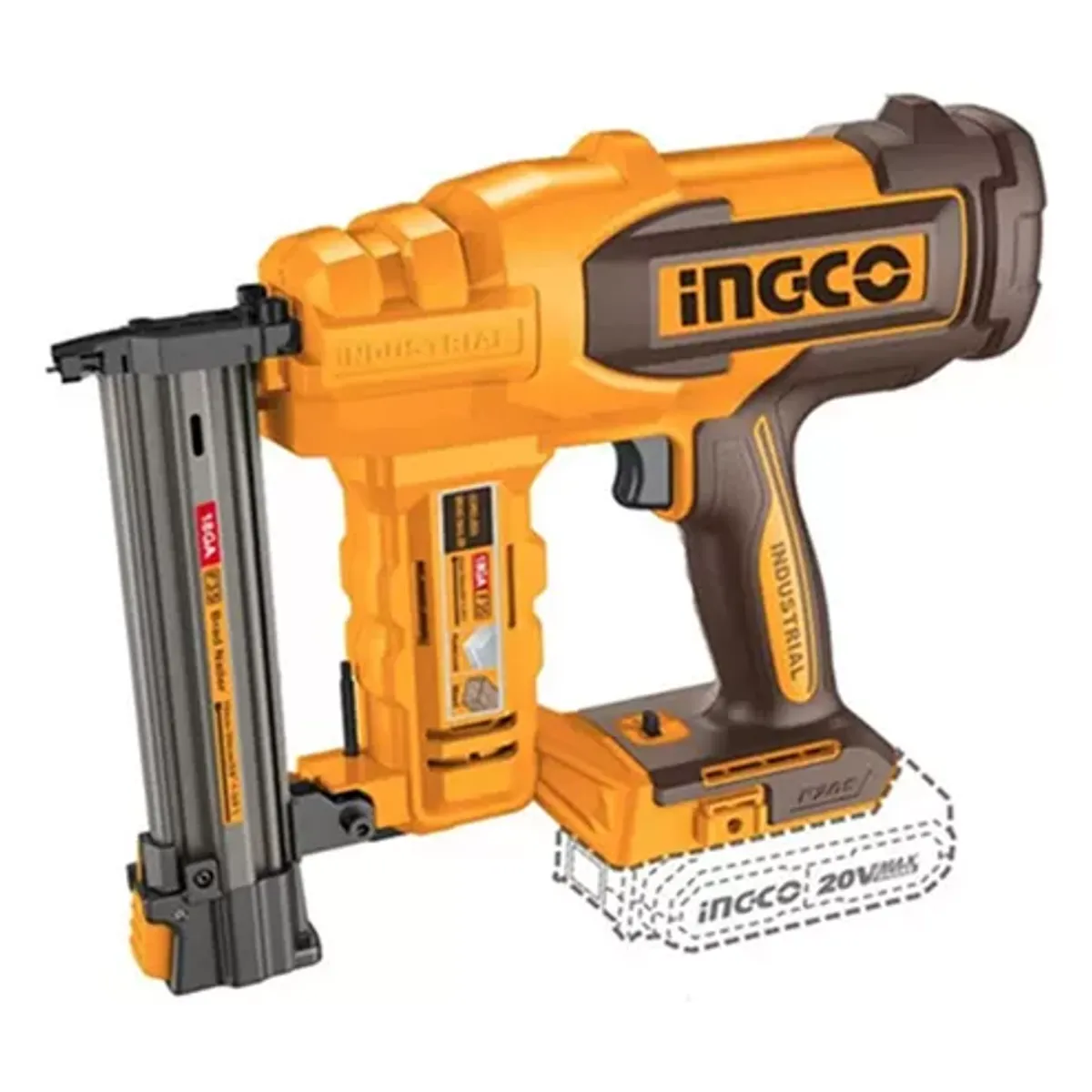 INGCO - Pistola Clavadora Inalámbrica 15-35mm 20v Ingco Cbnli2005