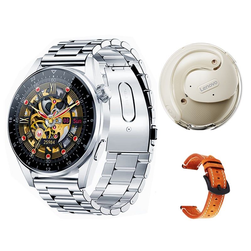 LENOVO - Audífonos Lenovo X15 PRO-Blanco y Toumi GT-A-W Reloj inteligente