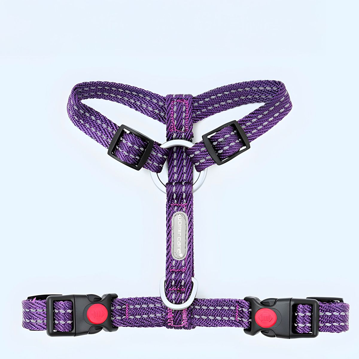 GENERICO - Arnés Perros Ajustable Tipo H Morado Mascotas Talla XL