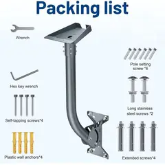 DANWEILE - Kit de soporte ajustable para montaje en techo de casa Starlink Gen3