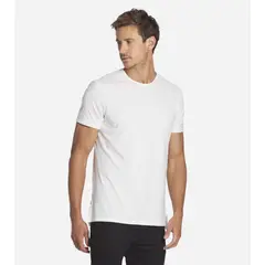 CREA PRINT - POLERA 100 % ALGODON MC HOMBRE BLANCO