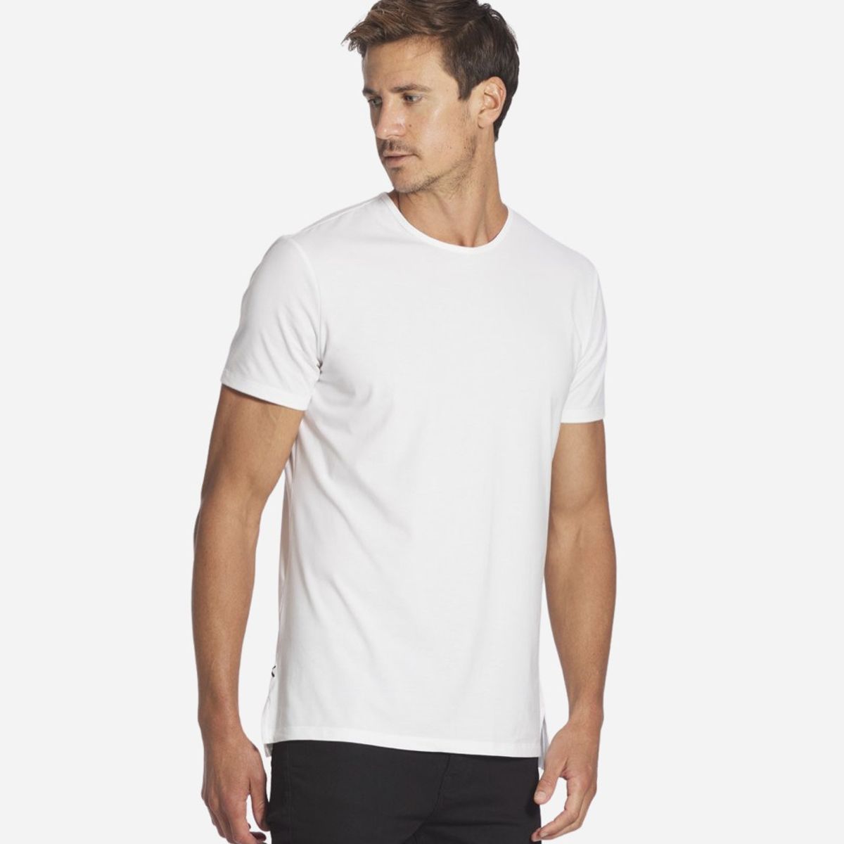 CREA PRINT - POLERA 100 % ALGODON MC HOMBRE CUELLO REDONDO